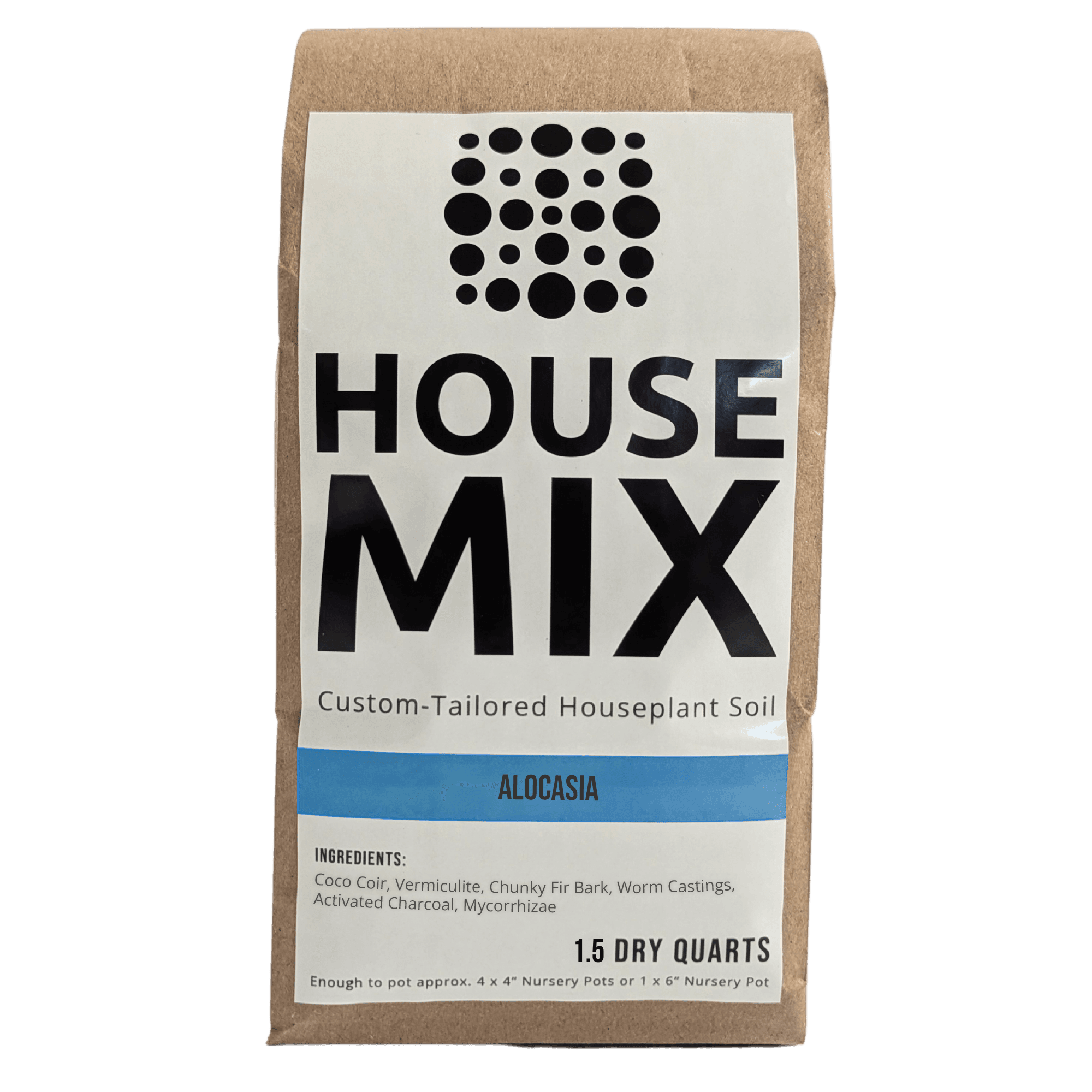Alocasia Bassline Mix soil bag
